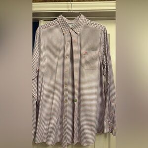 Men's Checkered Shirt Easter Spring Southern Tide Intercoastal Large